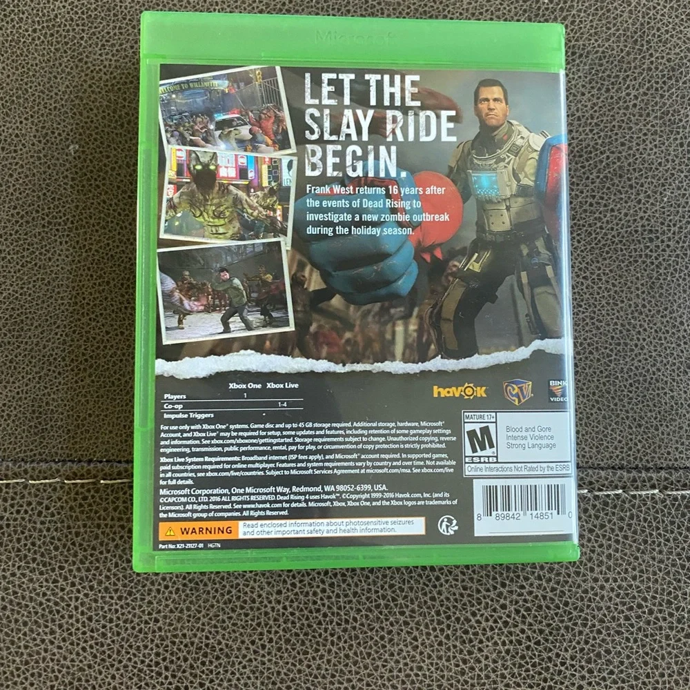 Dead Rising 4 (Microsoft Xbox One, 2016)